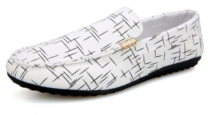 Chucho Loafers För Män Casual Skor - Svart