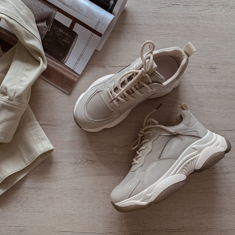 Chunky Damsneaker - Brun