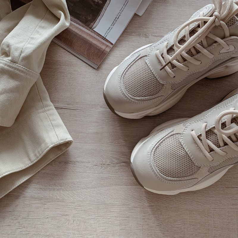 Chunky Damsneaker - Brun