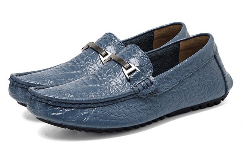 Cille Herr Loafers Klänning Skor - Blå