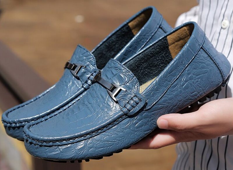 Cille Herr Loafers Klänning Skor - Blå