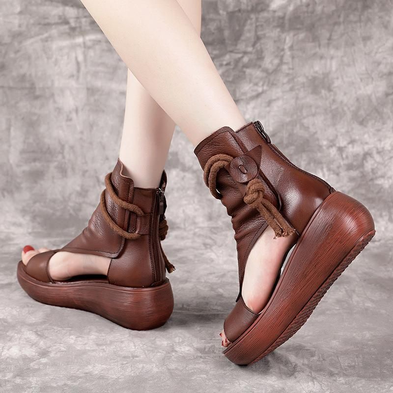 Cindy Sandal För Kvinnor - Brun
