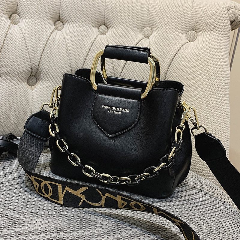 Cirilo Lyxig Crossbody-handväska För Kvinnor - Svart