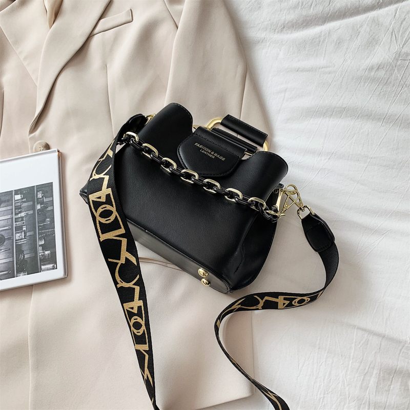 Cirilo Lyxig Crossbody-handväska För Kvinnor - Svart