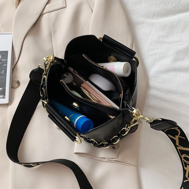 Cirilo Lyxig Crossbody-handväska För Kvinnor - Svart