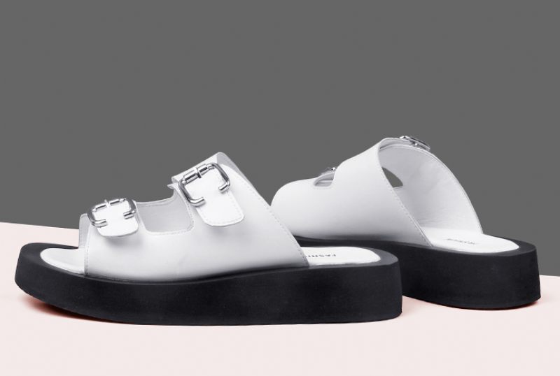 Cista Platt Sandal För Kvinnor - Svart