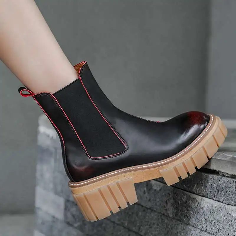 Clara Damklassiker Chelsea Boots - Grå