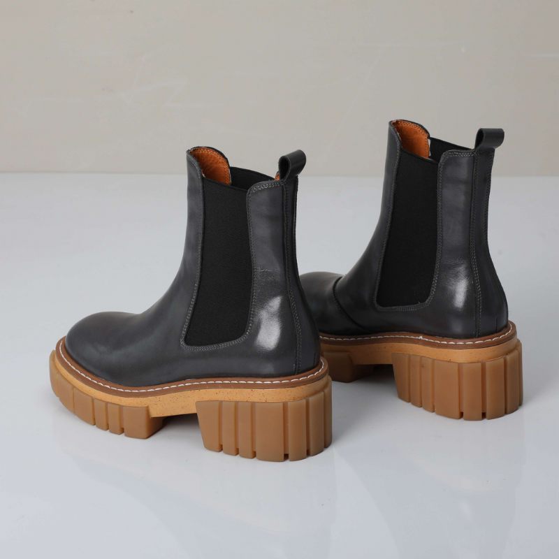 Clara Damklassiker Chelsea Boots - Grå