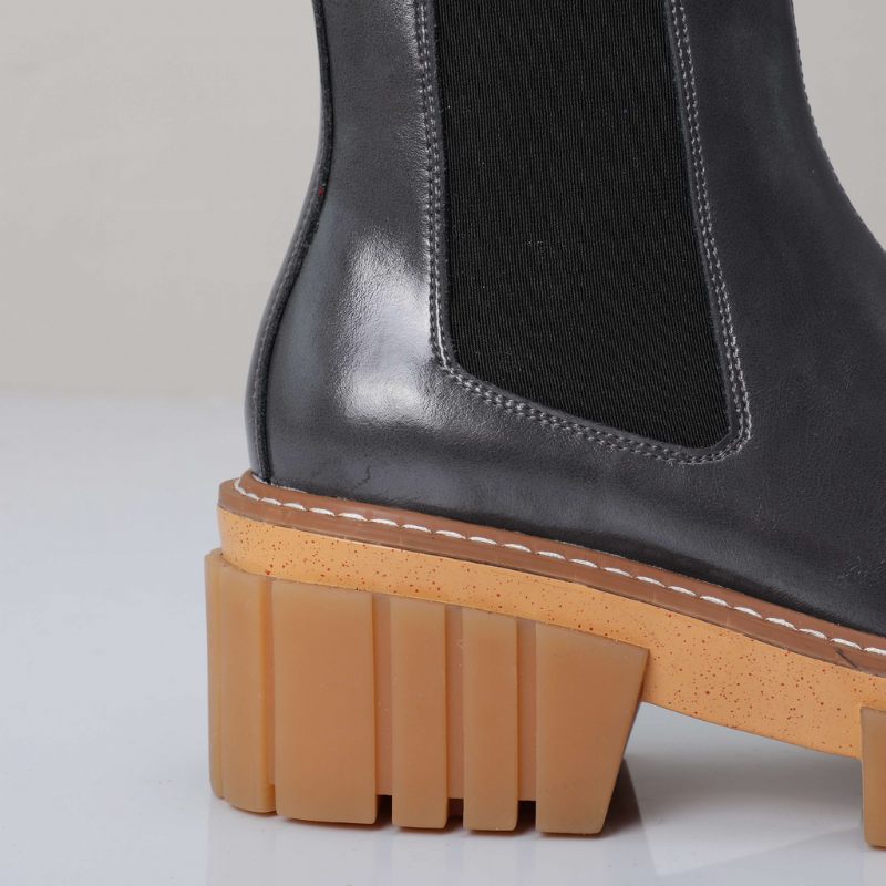 Clara Damklassiker Chelsea Boots - Grå
