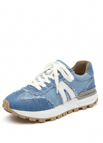 Clara Sneaker I Läder Med Snörning För Kvinnor