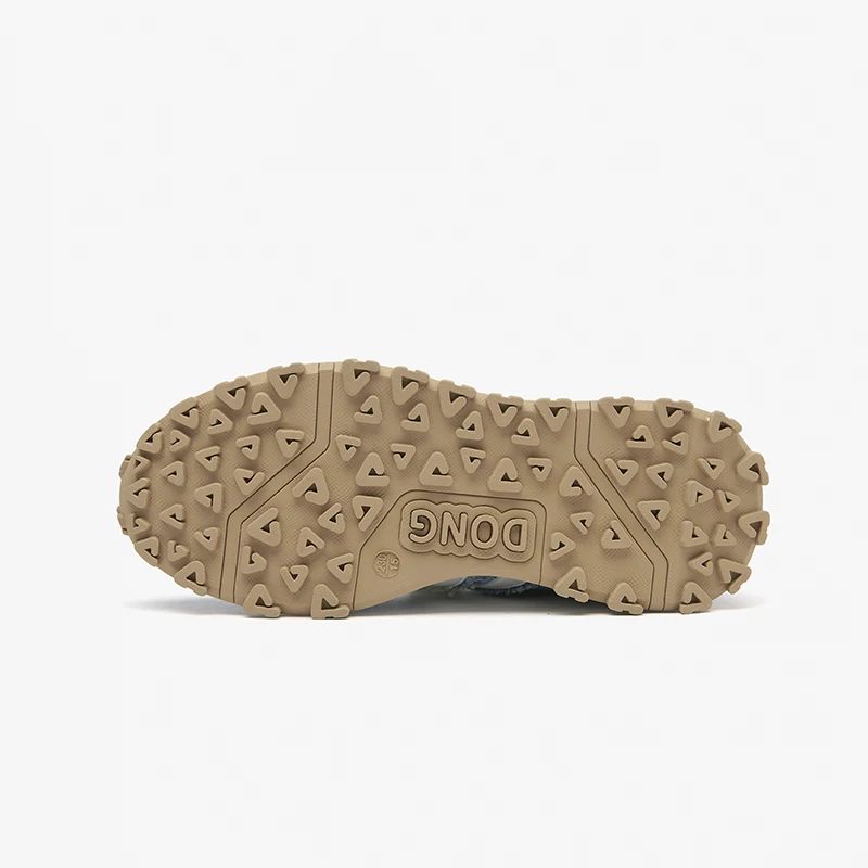 Clara Sneaker I Läder Med Snörning För Kvinnor - Blå