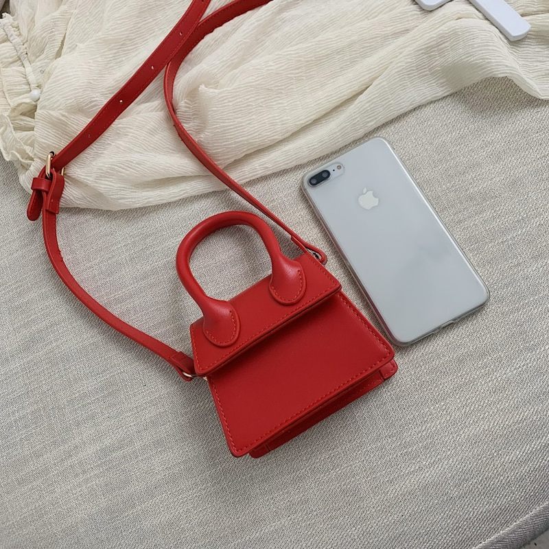 Claret Crossbody-handväska I Läder För Kvinnor - Stor-Grön