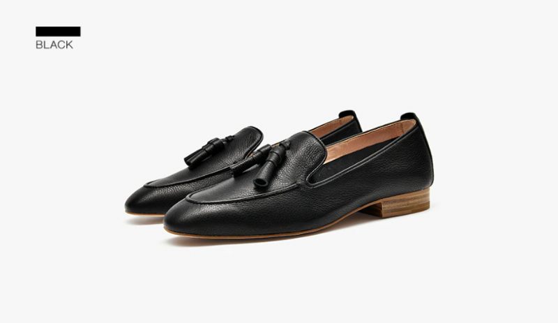 Claret Dam Loafer Skor - Svart