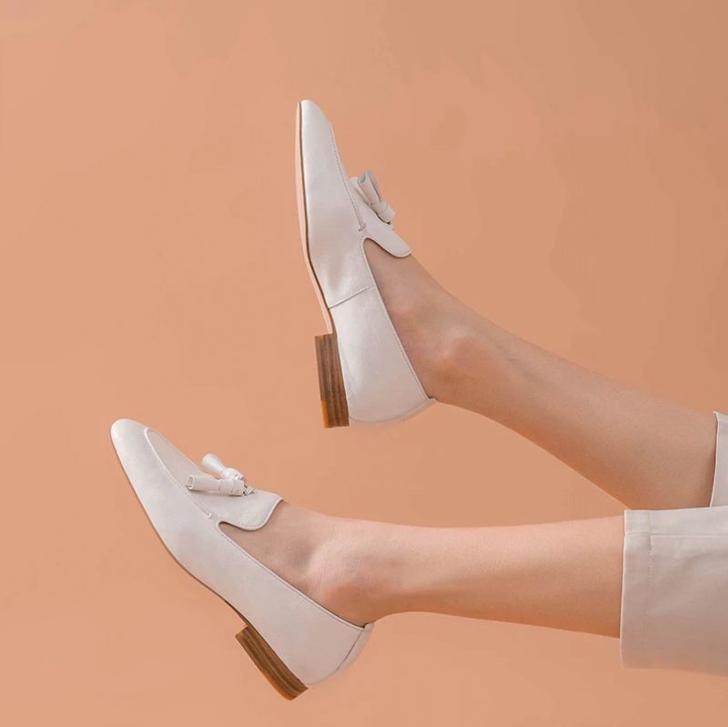 Claret Dam Loafer Skor - Svart