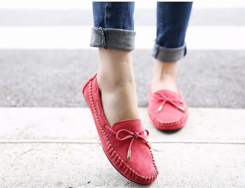 Clarise Flat Loafer-skor För Kvinnor - Beige
