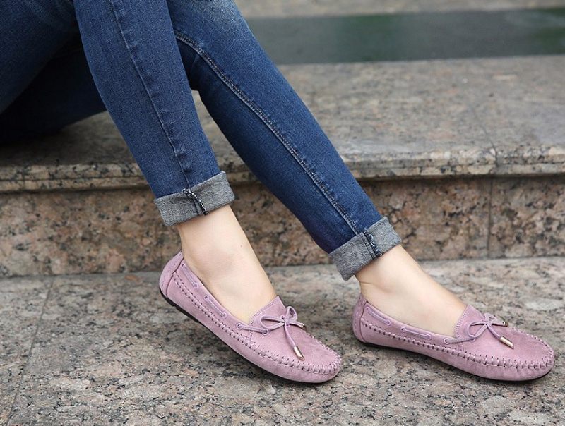 Clarise Flat Loafer-skor För Kvinnor - Beige