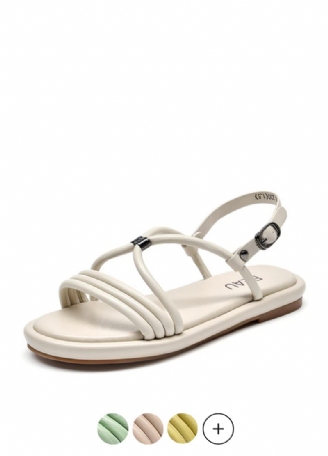 Claritza Lädersandal För Kvinnor