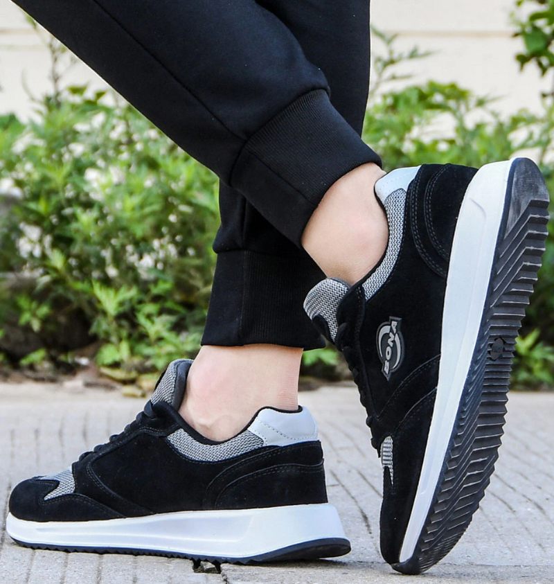Claude Herrsneakers I Mocka - Grå