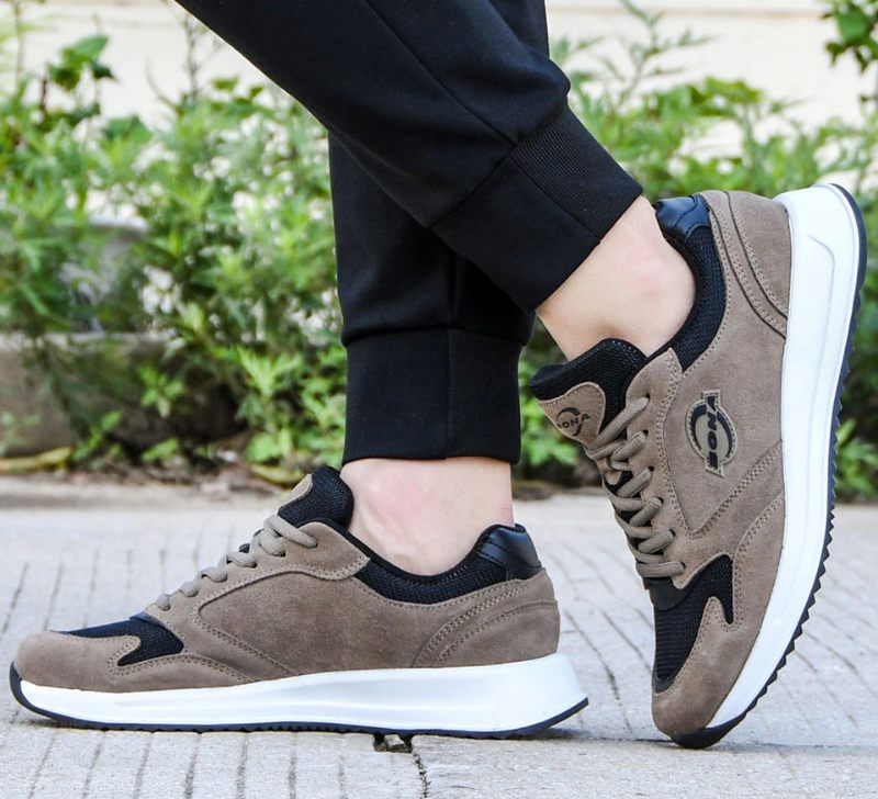 Claude Herrsneakers I Mocka - Grå