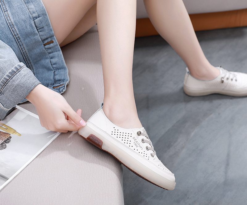 Claudia Casual Sports Sneaker För Kvinnor - Beige
