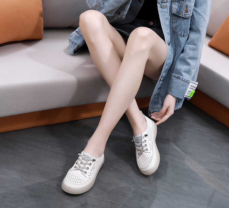 Claudia Casual Sports Sneaker För Kvinnor - Beige