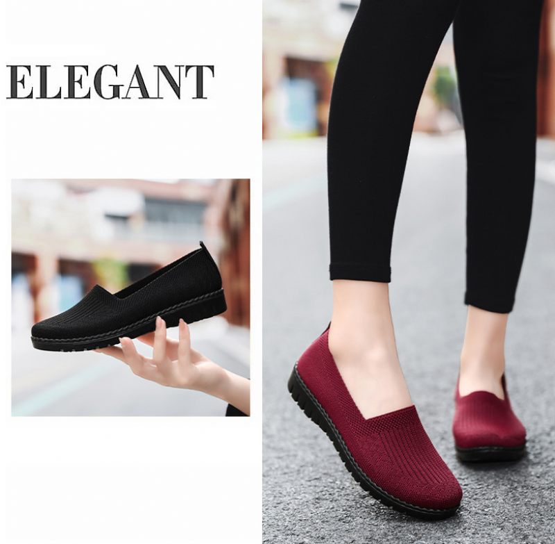 Claudia Damers Andas Bekväma Slip-on Loafer Skor - Röd