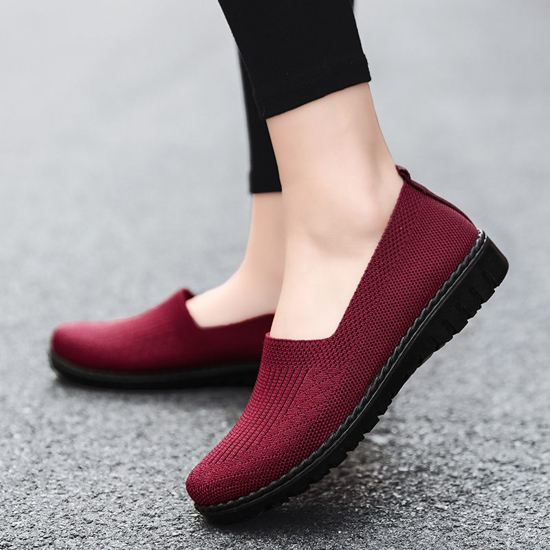 Claudia Damers Andas Bekväma Slip-on Loafer Skor - Röd