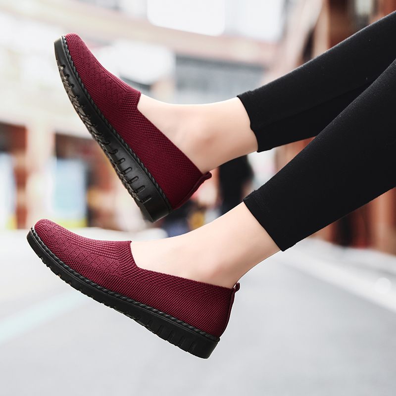 Claudia Damers Andas Bekväma Slip-on Loafer Skor - Röd