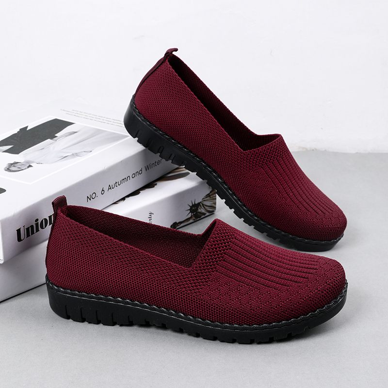 Claudia Damers Andas Bekväma Slip-on Loafer Skor - Röd