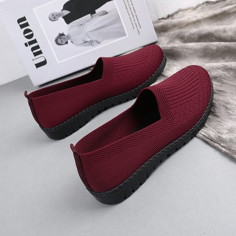 Claudia Damers Andas Bekväma Slip-on Loafer Skor - Röd