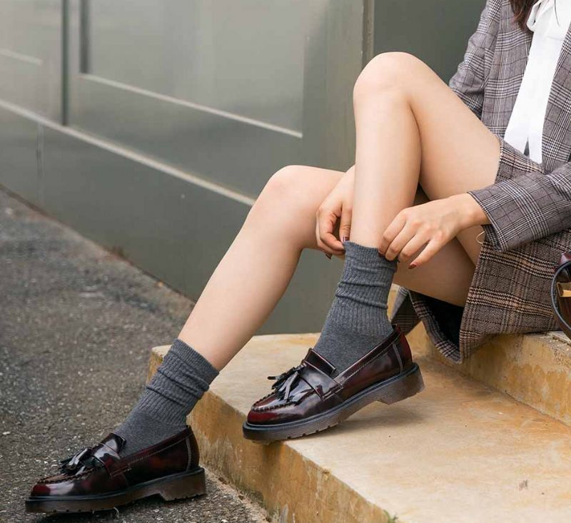 Claudy Flat Loafers För Kvinnor Med Plattform - Svart