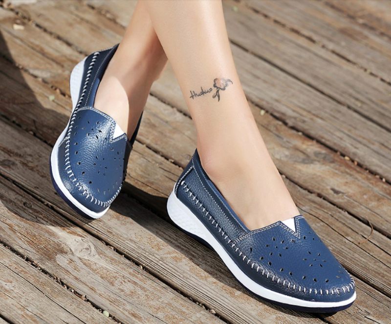 Clavelina Dam Loafers Skor - Blå