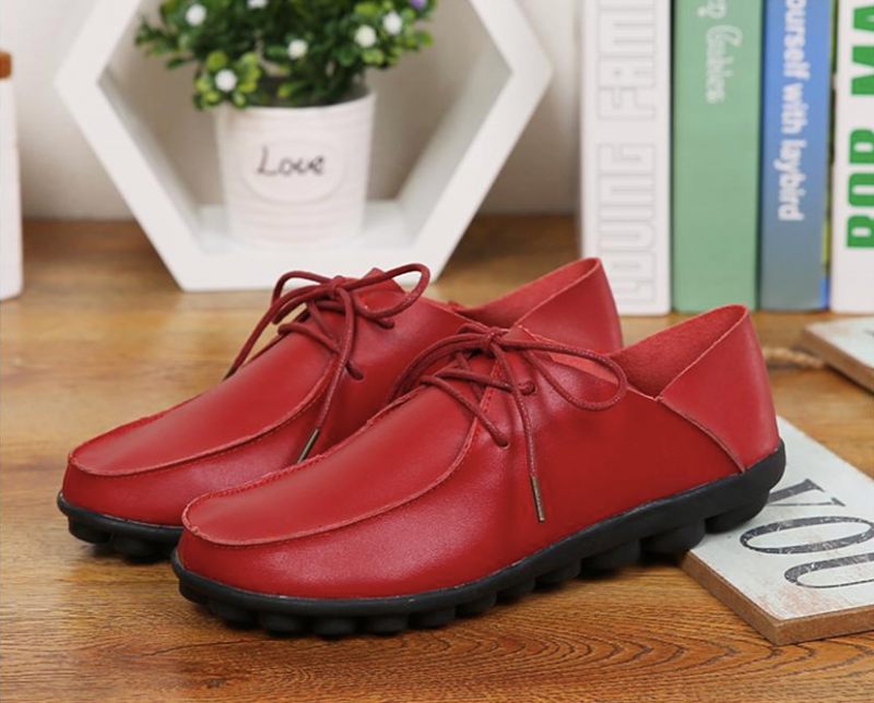 Clemencia Loaferskor För Kvinnor - Röd