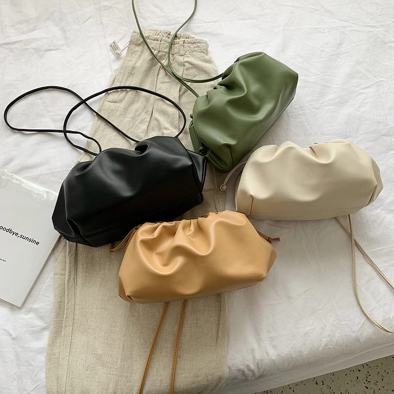Cleo Crossbody-handväska I Läder För Kvinnor - Grön