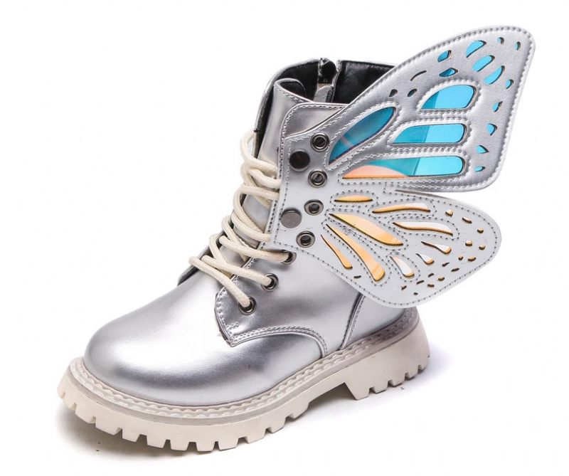 Cleo Fashion Boot För Flickor - Silver
