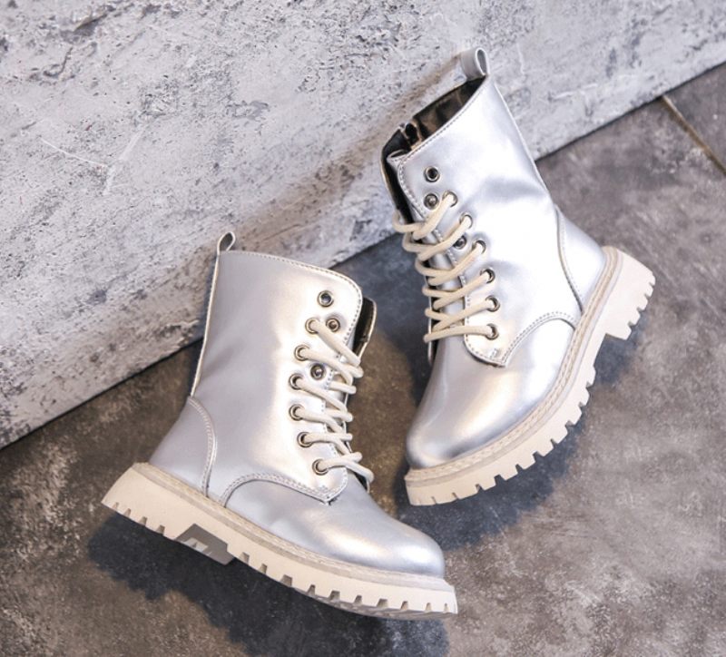 Cleo Fashion Boot För Flickor - Silver