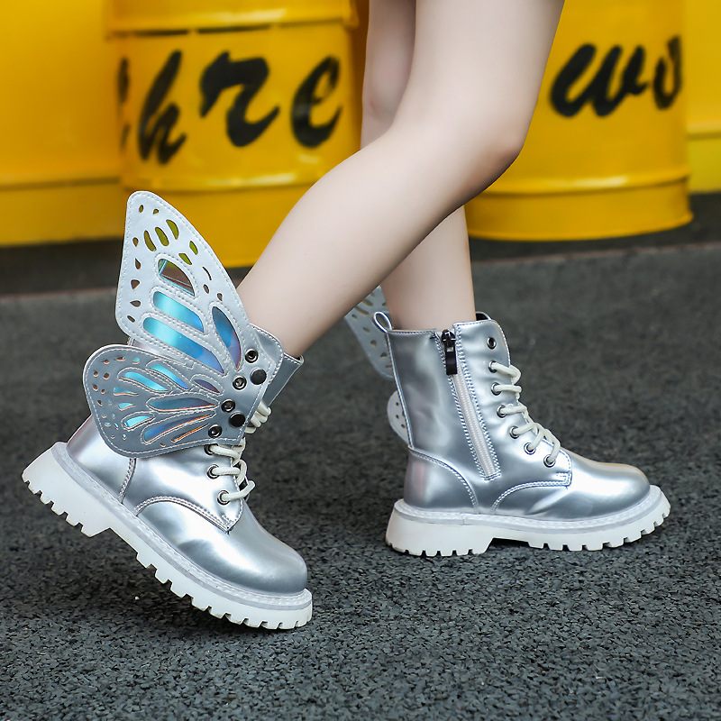 Cleo Fashion Boot För Flickor - Silver
