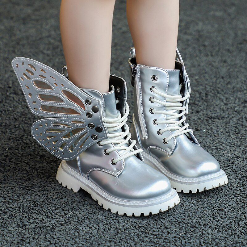 Cleo Fashion Boot För Flickor - Silver