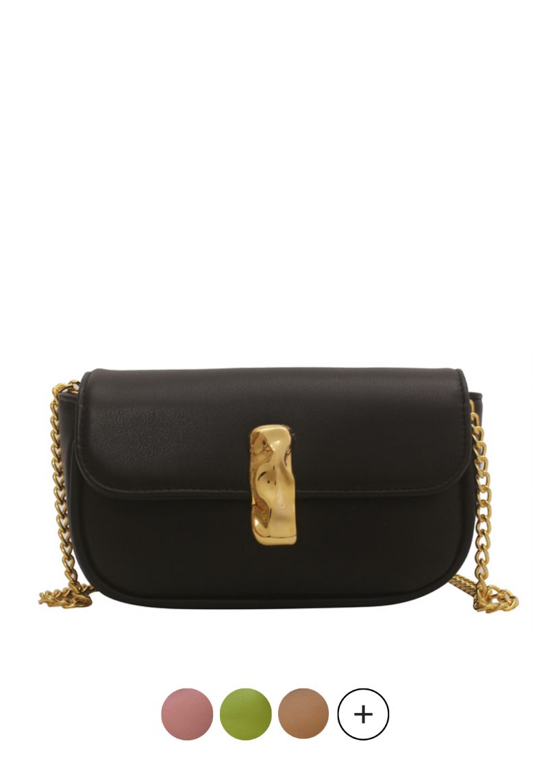Cleo Läder Flap Crossbody-handväska