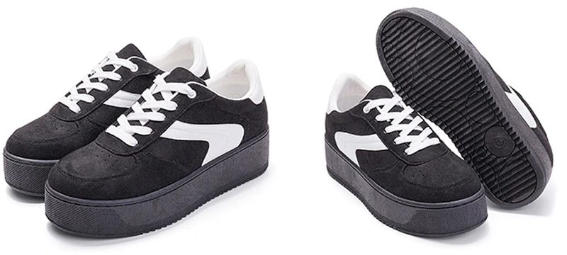 Cleo Plataform Canvas Sneaker Med Snörning För Kvinnor - Grå