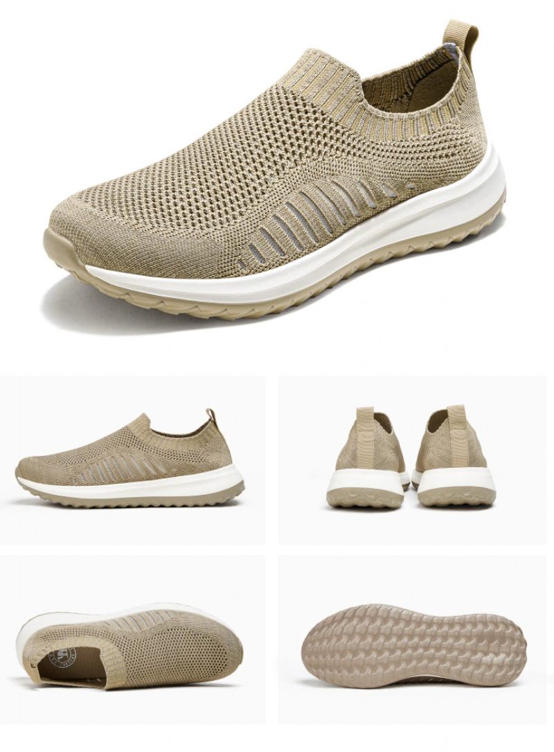 Clint Slip-on Casual Skor För Män - Svart