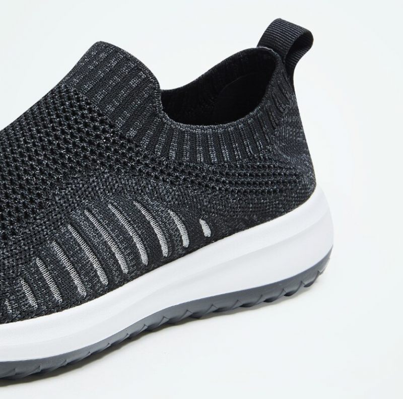 Clint Slip-on Casual Skor För Män - Svart