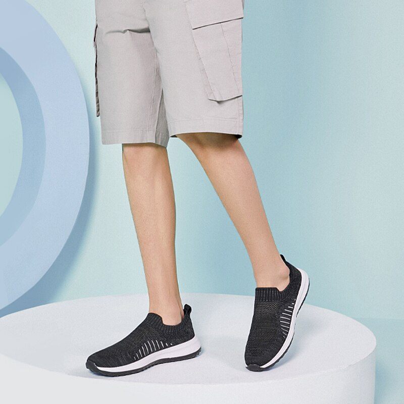 Clint Slip-on Casual Skor För Män - Svart