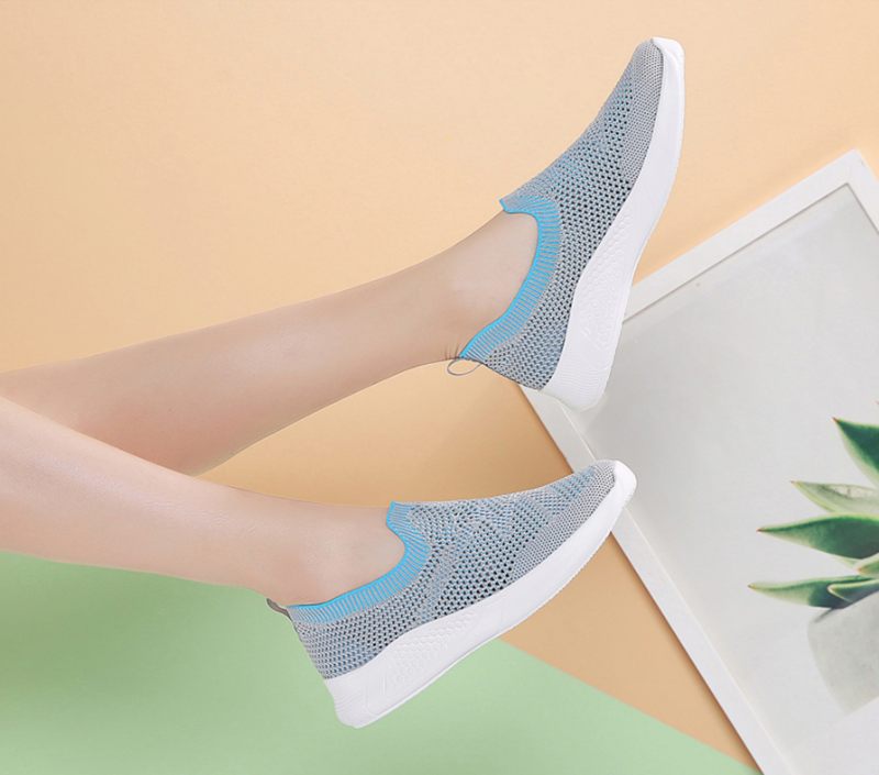 Clinton Lätta Andningssneakers För Kvinnor - Blå