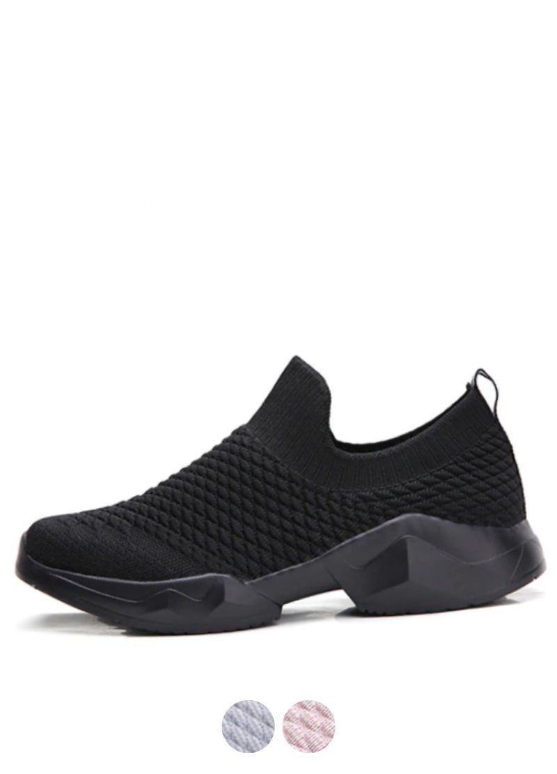 Clorina Svarta Slip-on Skor För Kvinnor