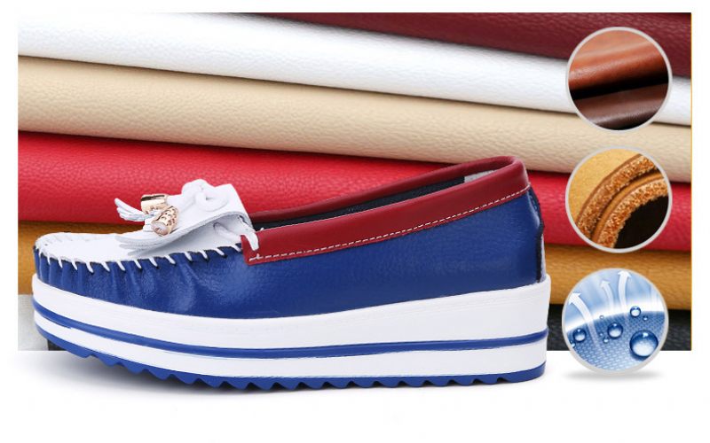 Colin Dam Loafer Läderskor - Blå
