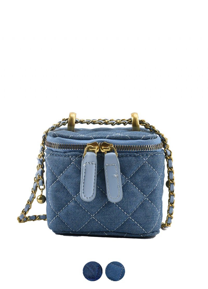 Collin Kviltad Mini Crossbody-handväska För Kvinnor
