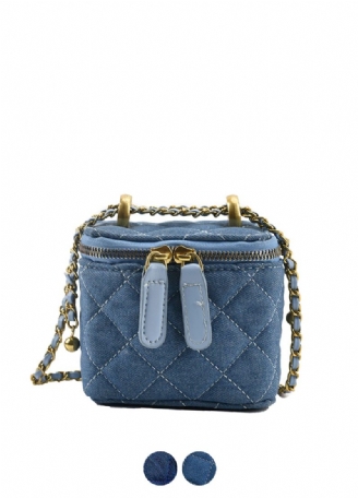 Collin Kviltad Mini Crossbody-handväska För Kvinnor