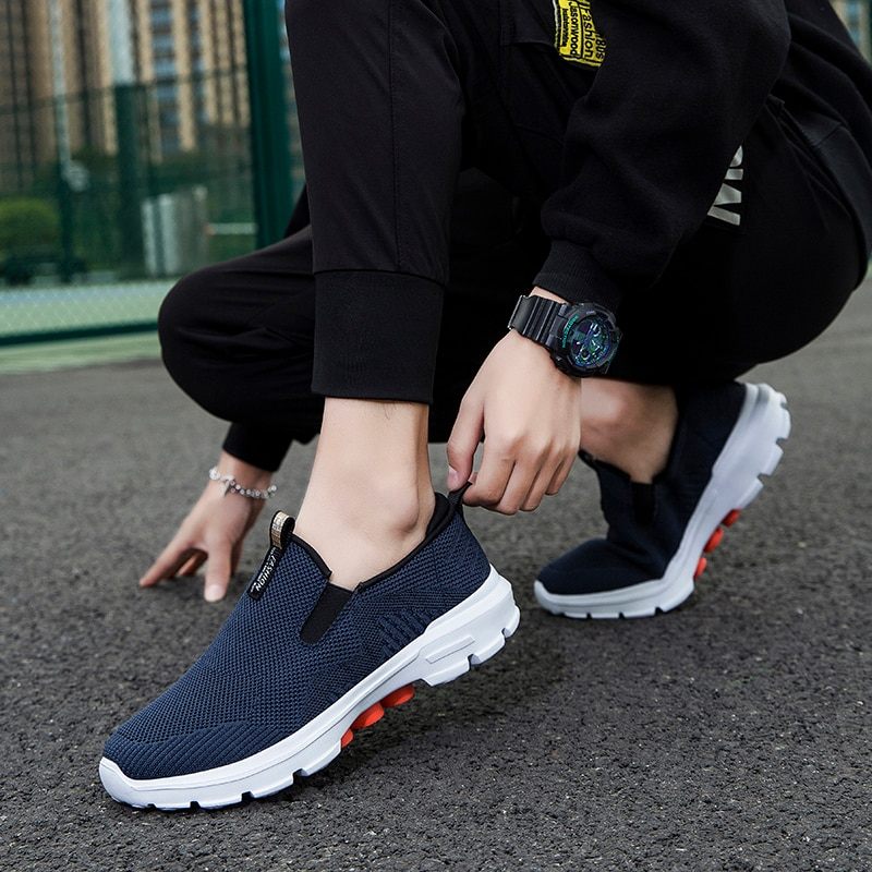 Colombo Slip-on Sneakers För Män - Blå