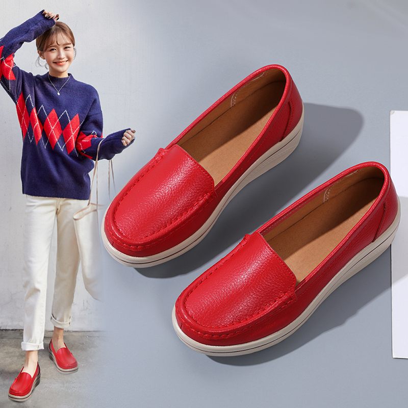 Coral Loafer Skor För Kvinnor - Beige